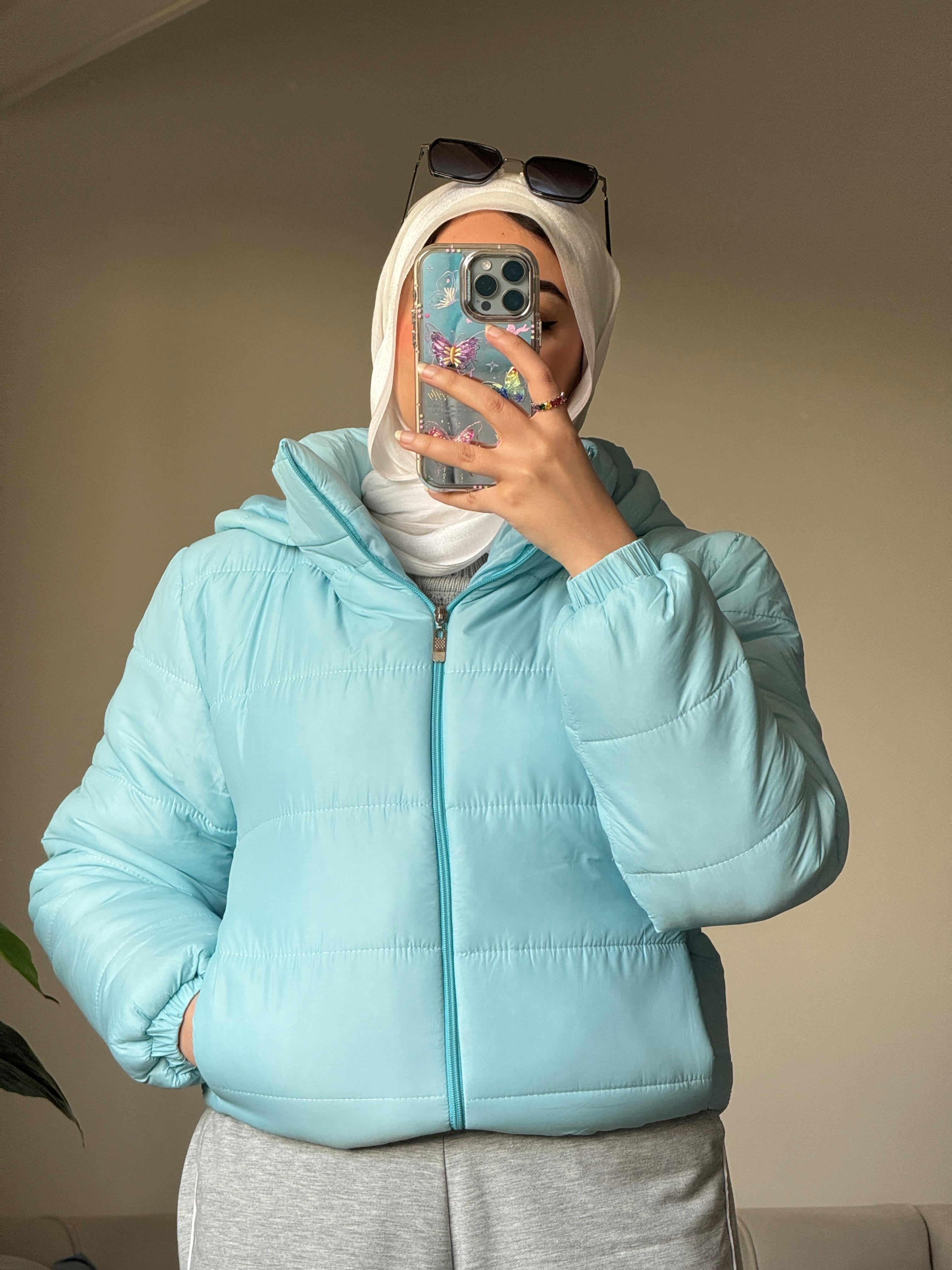 Baby blue jacket