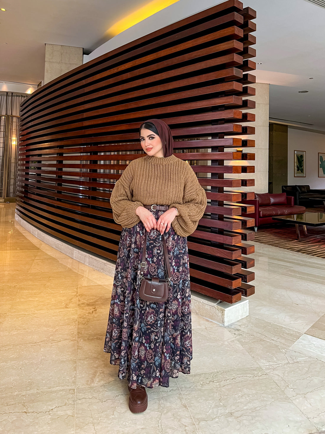 Cafe and black outfit