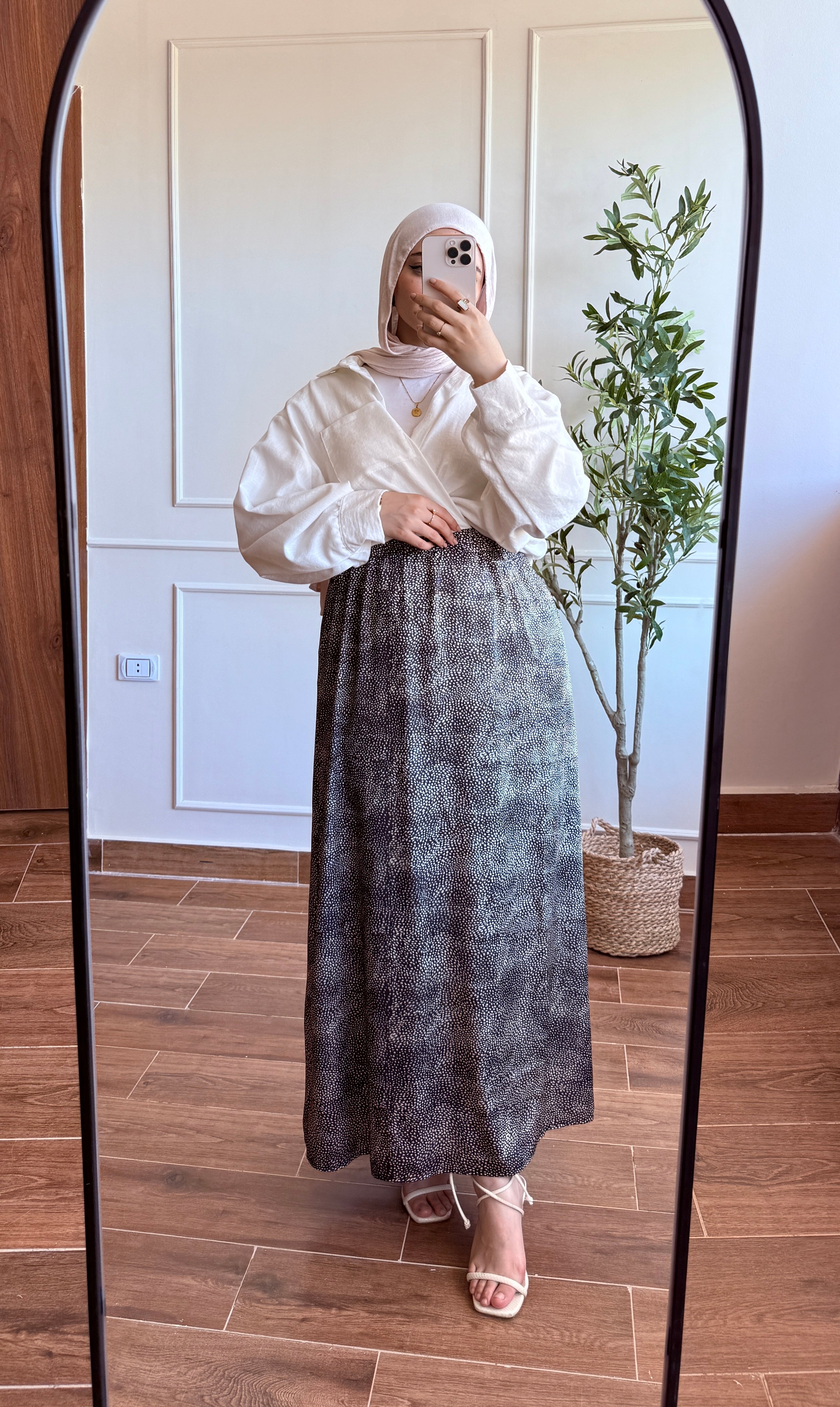 Silky skirt