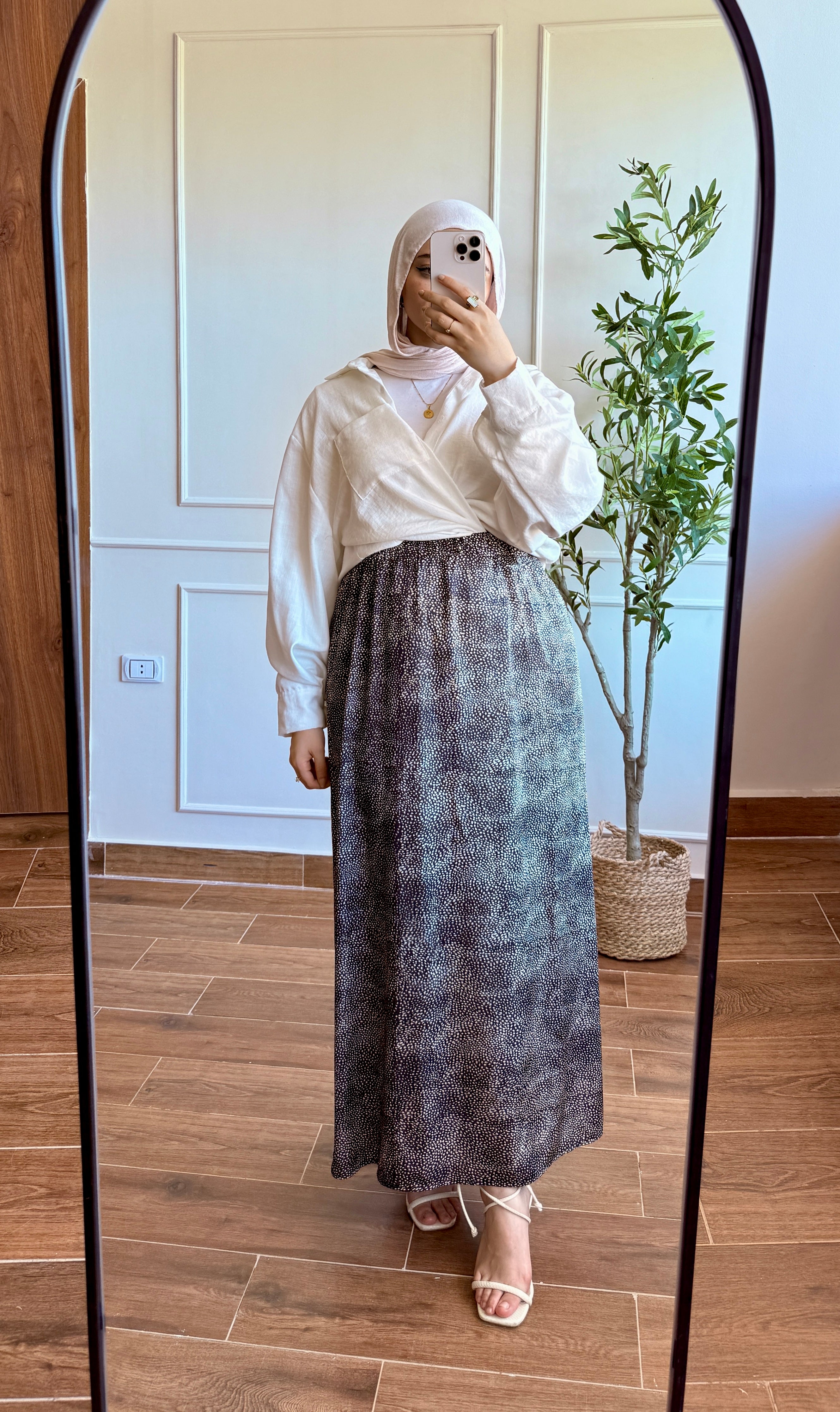 Silky skirt