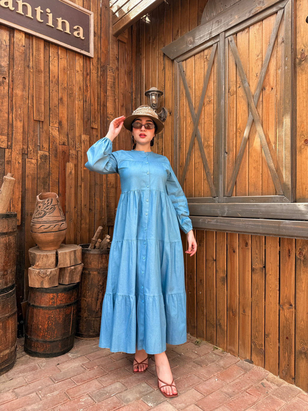 Denim dress