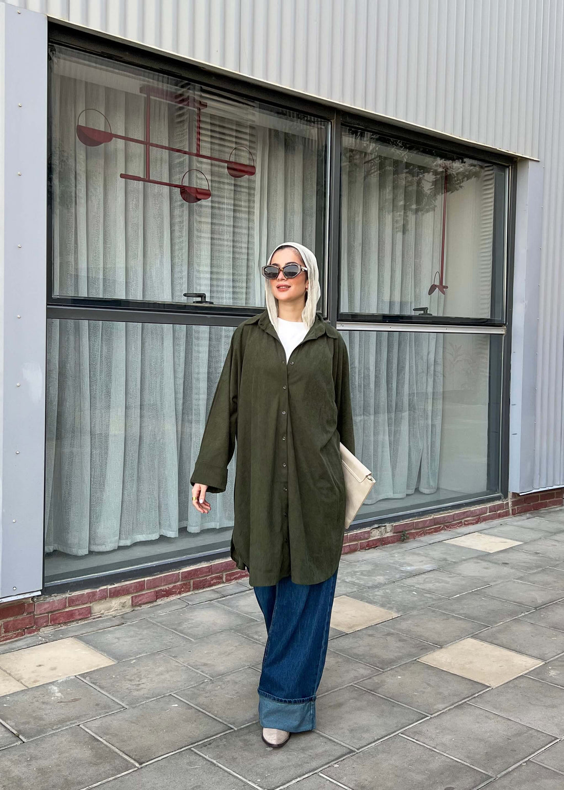 Dark green longshirt