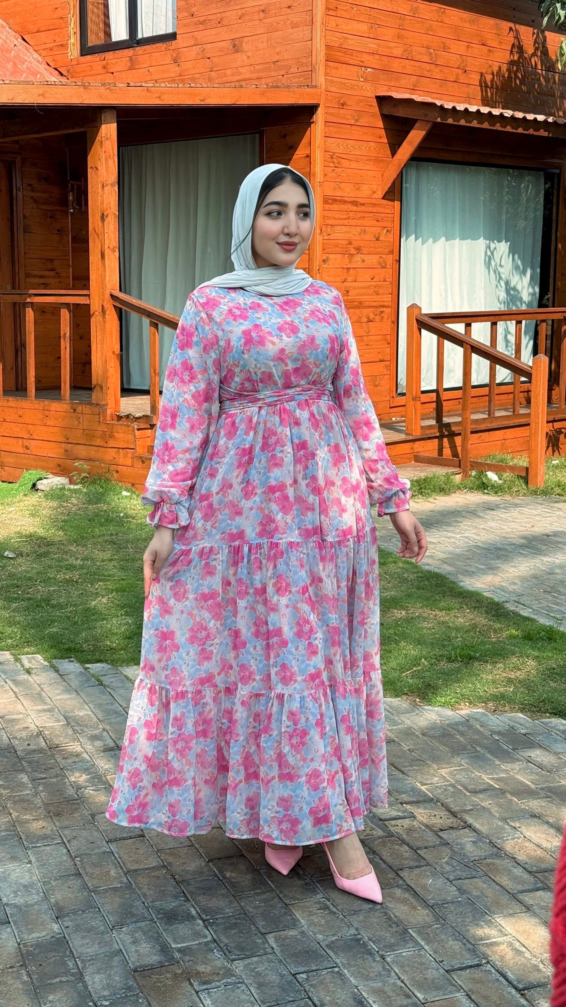 Fushia Butterfly Dress