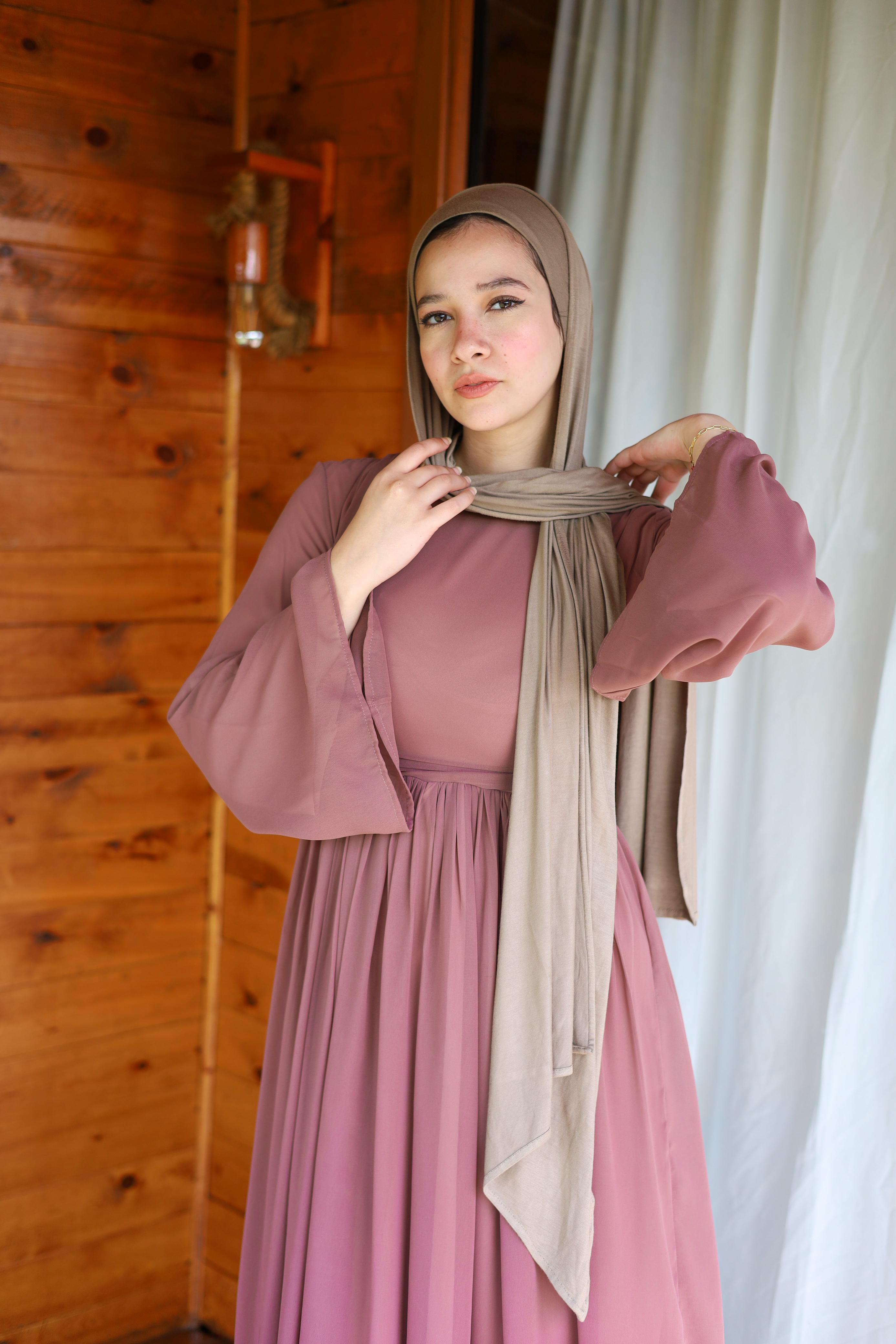 Chiffon pleats